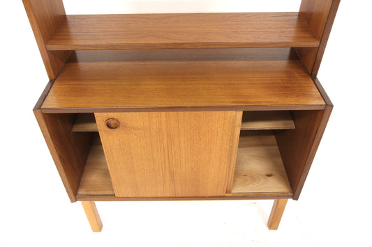 Libreria design svedese vintage anni 60 [sw27946] misure L.85 H.162 P.38