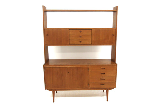 Libreria design svedese vintage anni 60 [sw27956] misure L.130 H.175 P.41