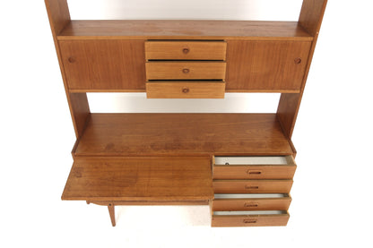 Libreria design svedese vintage anni 60 [sw27956] misure L.130 H.175 P.41