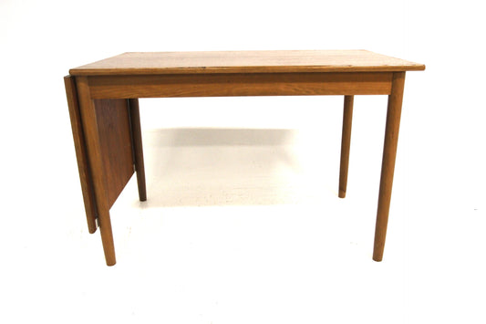 Tavolo rettangolare design danese vintage anni 60 [sw27993] misure L.100 +50 P.66 H.60