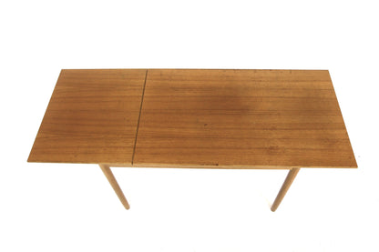 Tavolo rettangolare design danese vintage anni 60 [sw27993] misure L.100 +50 P.66 H.60