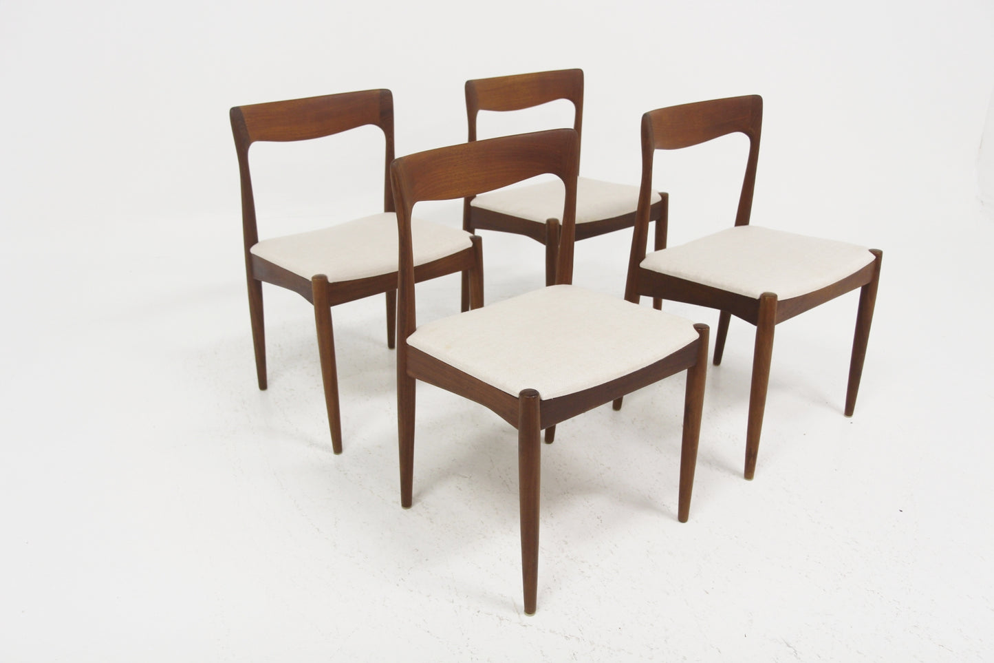 Sedie Arne Vodder design danese vintage anni 60 [sw27994] misure L.47 H.77 P.46
