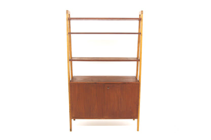 Libreria "Tema" Gillis Lundgren design svedese vintage anni 60 [sw28024] misure L.100 H.170 P.35