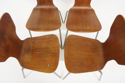 Sedie design danese vintage anni 60 [sw28029] misure L.42 H.79 P.46