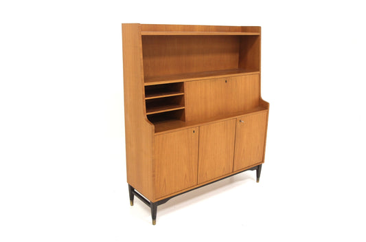 Libreria BB/WG design svedese vintage anni 60 [sw28040] misure L.120 H.140 P.39