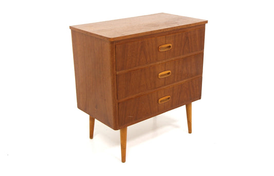 Cassettiera design svedese vintage anni 50 [sw28042] misure L.61 H.63 P.35