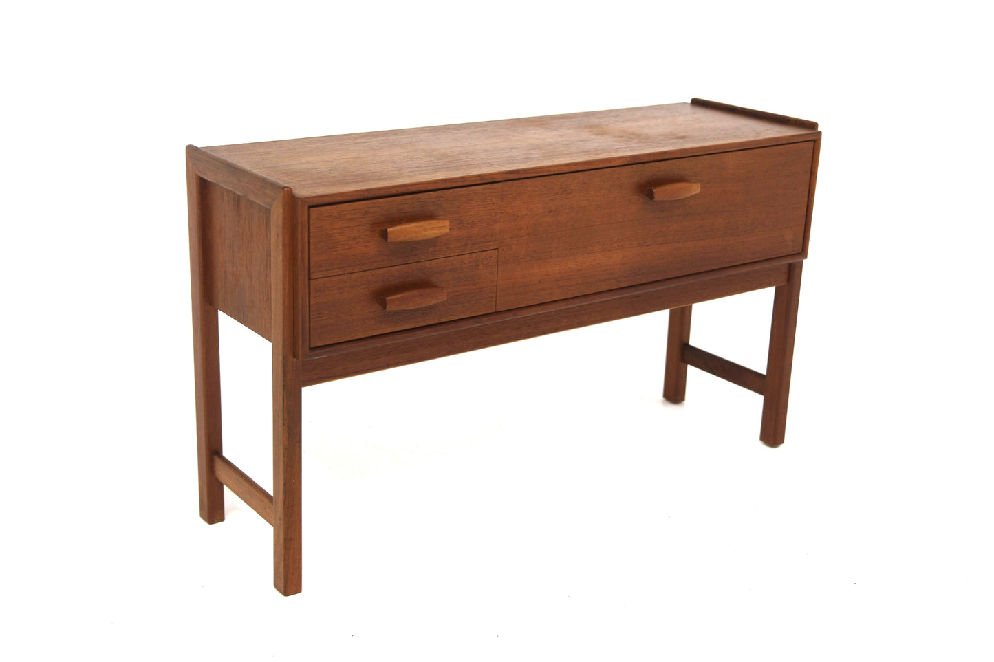 Tavolino portaTv design svedese vintage anni 60 [sw28046] misure L.82 H.48 P.29