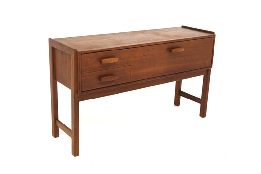 Tavolino portaTv design svedese vintage anni 60 [sw28046] misure L.82 H.48 P.29