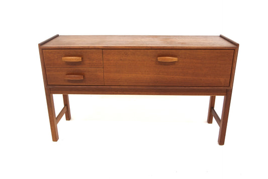 Tavolino portaTv design svedese vintage anni 60 [sw28046] misure L.82 H.48 P.29