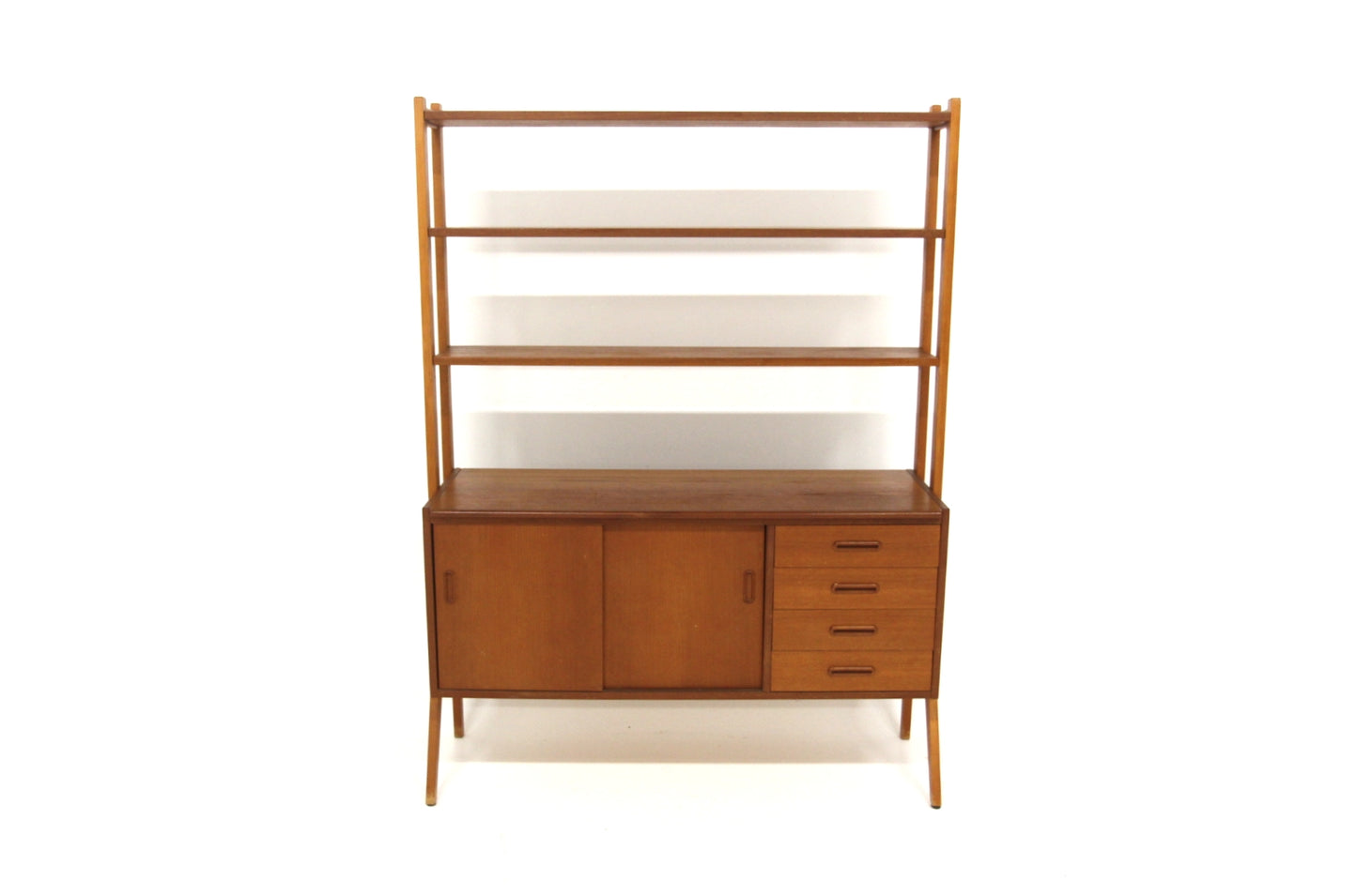 Libreria design svedese vintage anni 60 [sw28048] misure L.120 H.160 P.44