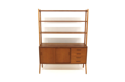 Libreria design svedese vintage anni 60 [sw28048] misure L.120 H.160 P.44