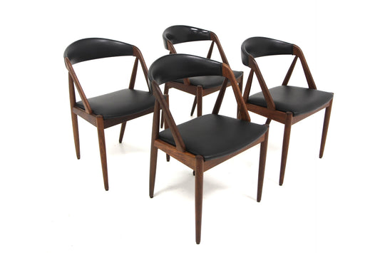 Sedie "Model 31" Kai Kristiansen design danese vintage anni 60 [sw28049] misure L.49 H.76 P.49