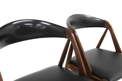 Sedie "Model 31" Kai Kristiansen design danese vintage anni 60 [sw28049] misure L.49 H.76 P.49