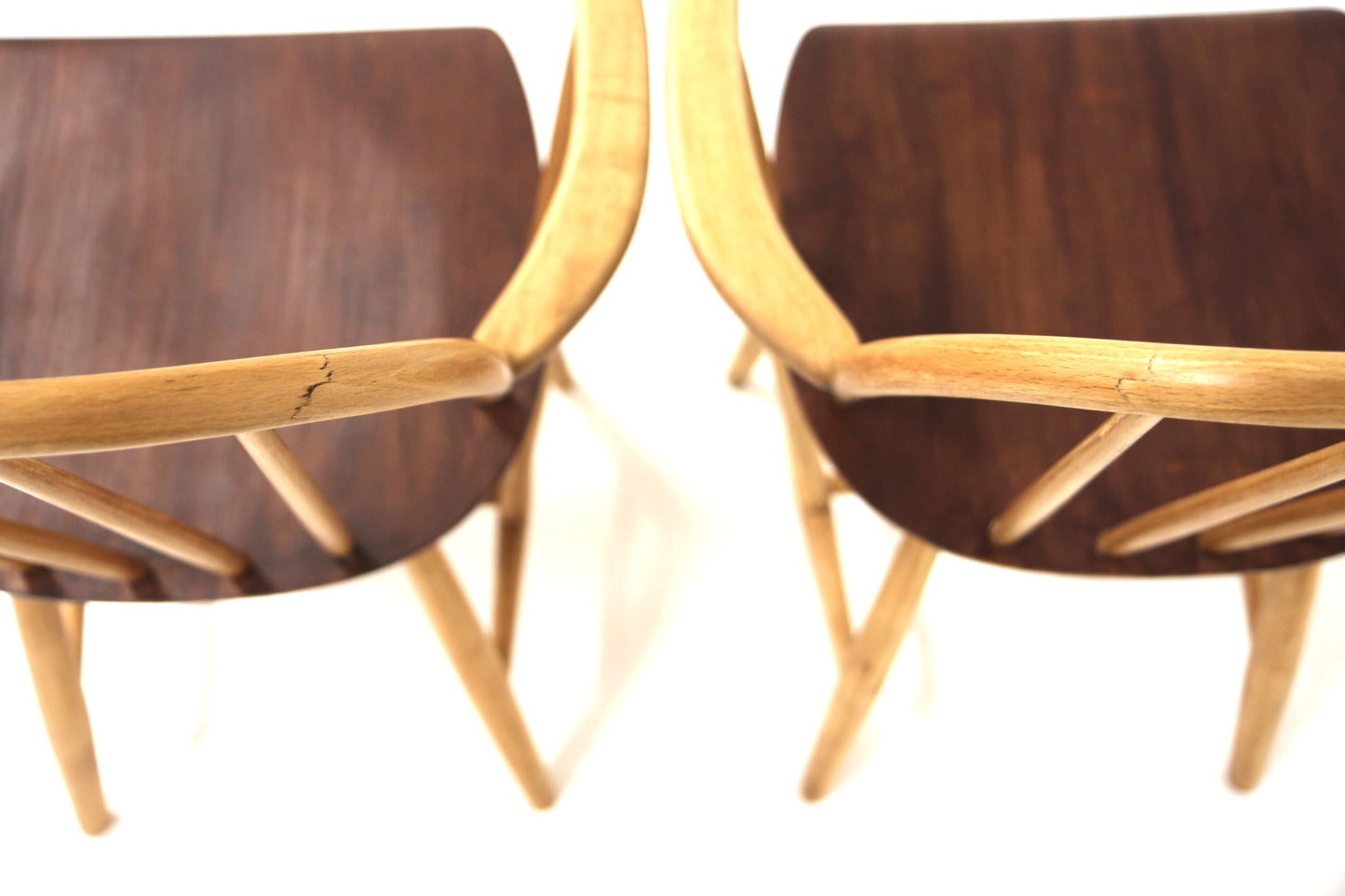 Poltrone "Mod 34T" design danese vintage anni 60 [sw28059] misure L.57 H.85 P.54