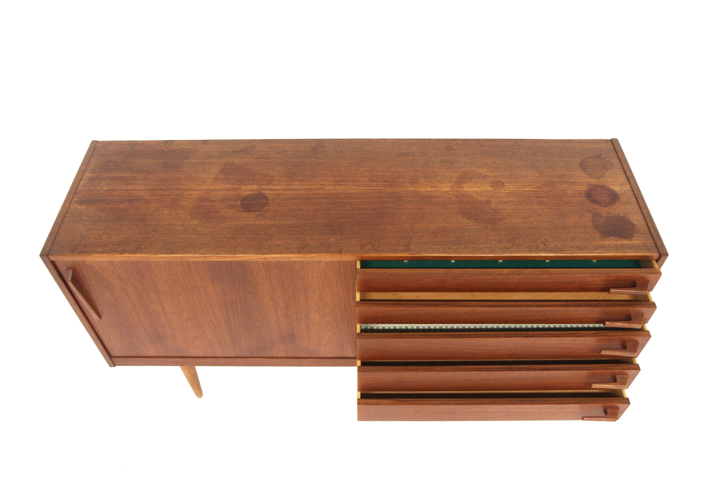 Sideboard Yngve Ekström design svedese vintage anni 50 [sw28060] misure L.149 H.81 P.43