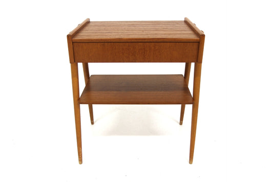 Comodino AB Carlström & Co Möbelfabrik design svedese vintage anni 50 [sw28064] misure L.46 H.52 P.32