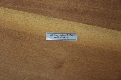 Comodino AB Carlström & Co Möbelfabrik design svedese vintage anni 50 [sw28064] misure L.46 H.52 P.32