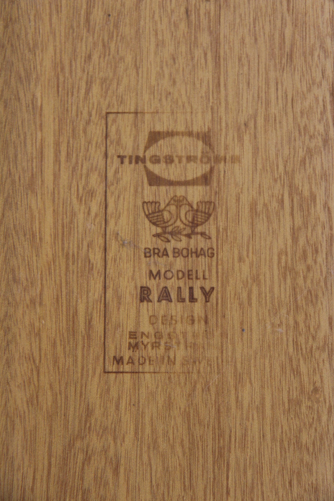 Panca "Rally" Engström & Myrstrand design danese vintage anni 60 [sw28065] misure L.100 H.59 P.35