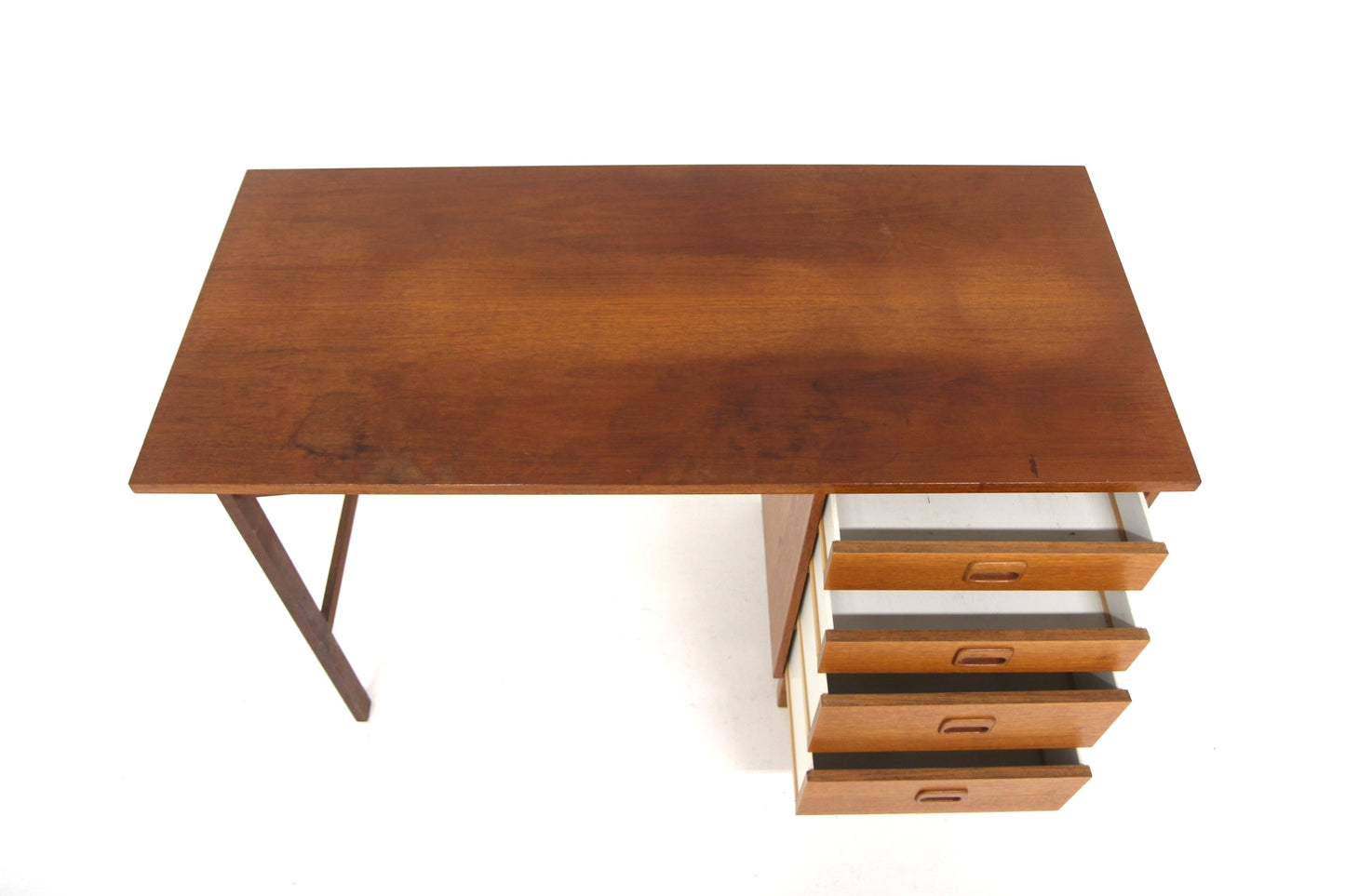 Scrivania design svedese vintage anni 60 [sw28070] misure L.120 H.74 P.55