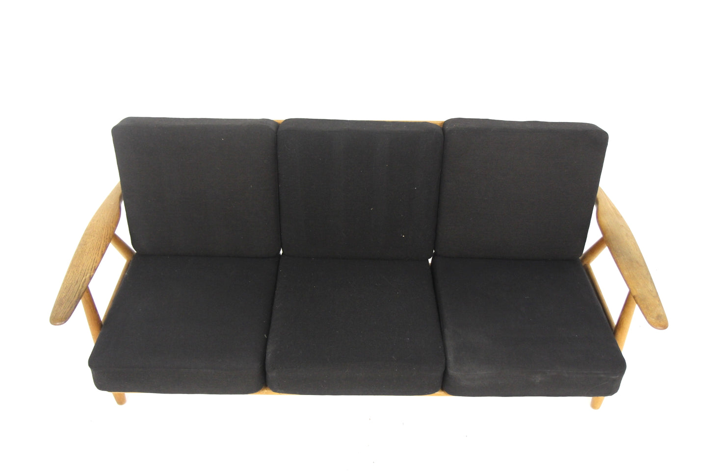 Divano "GE 240, Cigarr sofa" Hans J Wegner design danese vintage anni 50 [sw28073] misure L.175 H.72 P.80