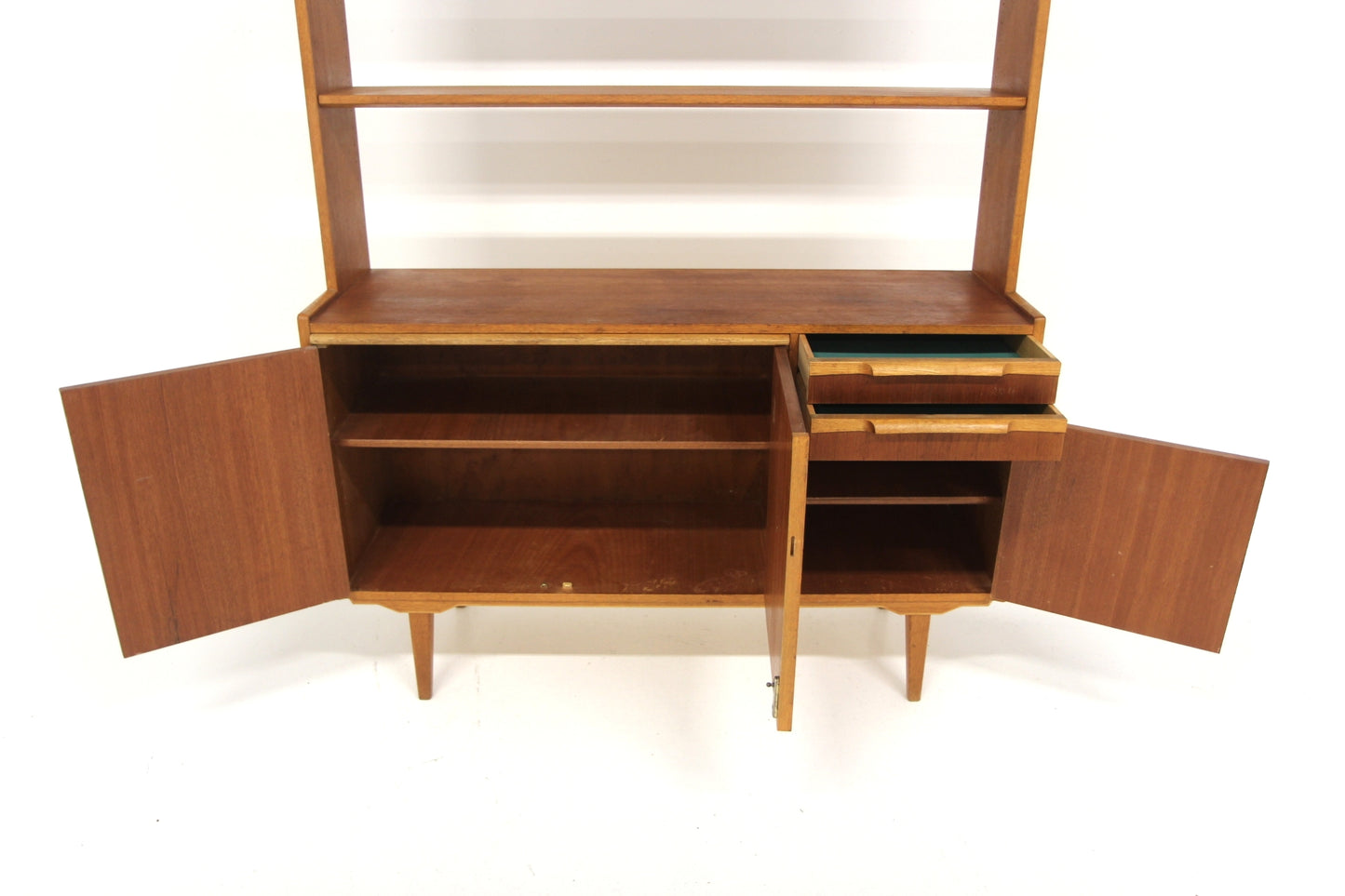 Libreria design svedese vintage anni 60 [sw28080] misure L.125 H.164 P.42