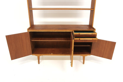 Libreria design svedese vintage anni 60 [sw28080] misure L.125 H.164 P.42