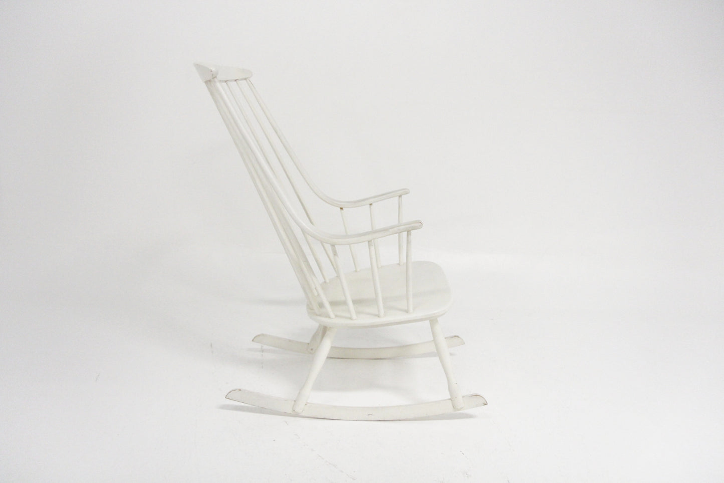 Sedia a dondolo "Bohem" Lena Larsson design danese vintage anni 60 [sw28084] misure L.60 H.110 P.90