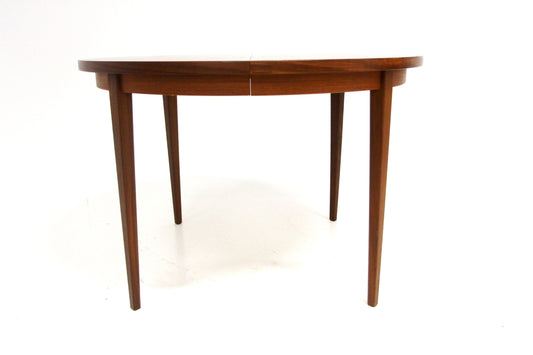 Tavolo rotondo design svedese vintage anni 50 [sw28087] misure L.108+45+45 H.73
