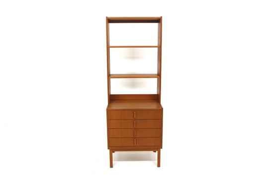 Libreria Bertil Fridhagen design svedese vintage anni 60 [sw28091] misure L.62 H.173 P.45