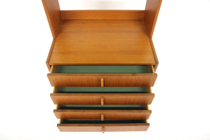Libreria Bertil Fridhagen design svedese vintage anni 60 [sw28091] misure L.62 H.173 P.45