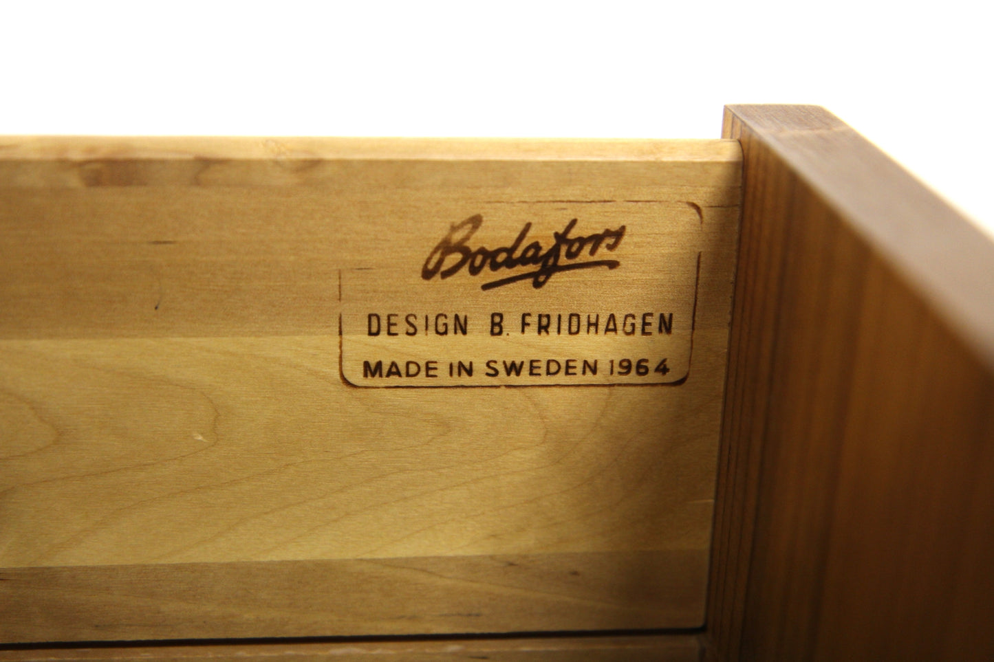 Libreria Bertil Fridhagen design svedese vintage anni 60 [sw28091] misure L.62 H.173 P.45