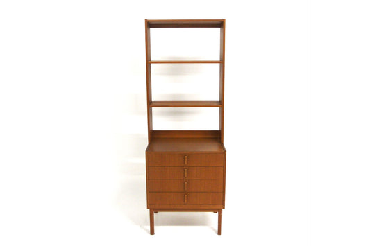 Libreria Bertil Fridhagen design svedese vintage anni 60 [sw28092] misure L.62 H.173 P.45