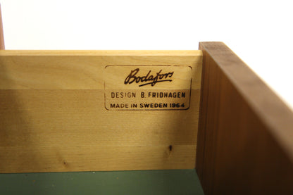 Libreria Bertil Fridhagen design svedese vintage anni 60 [sw28092] misure L.62 H.173 P.45