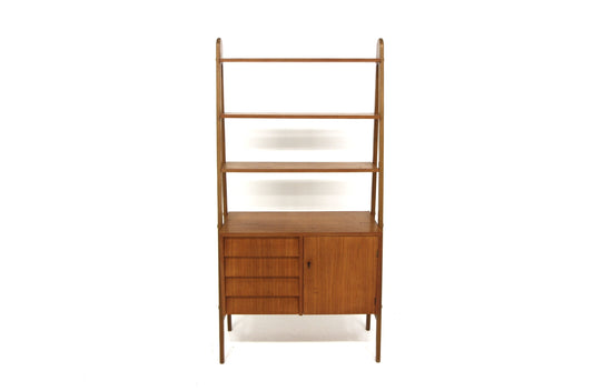 Libreria design svedese vintage anni 60 [sw28102] misure L.80 H.156 P.37