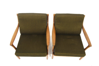 Poltrone "Kuba" Bertil fridhagen design danese vintage anni 60 [sw28103] misure L.68 H.74/40 P.78