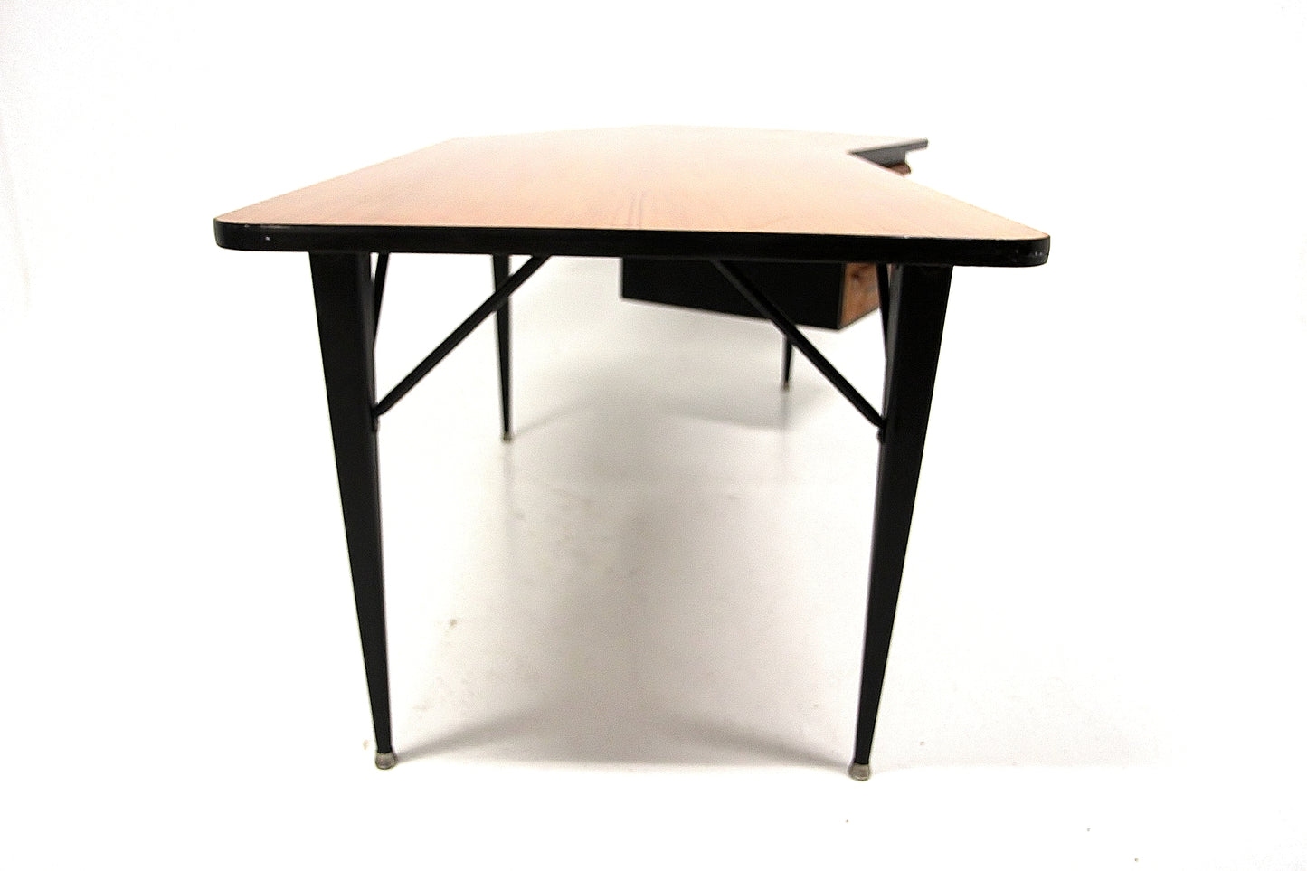 Scrivania design svedese vintage anni 50 [sw28115] misure L.218 H.73,5 P.86