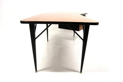 Scrivania design svedese vintage anni 50 [sw28115] misure L.218 H.73,5 P.86