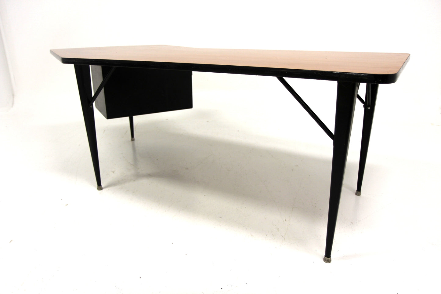 Scrivania design svedese vintage anni 50 [sw28115] misure L.218 H.73,5 P.86