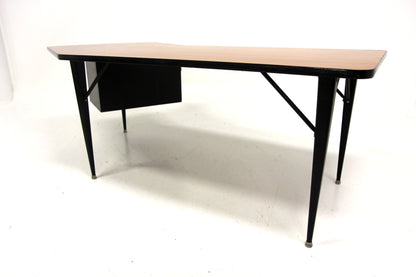 Scrivania design svedese vintage anni 50 [sw28115] misure L.218 H.73,5 P.86