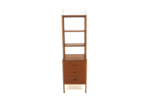 Libreria Bertil Fridhagen design svedese vintage anni 60 [sw28117] misure L.45 H.162 P.40