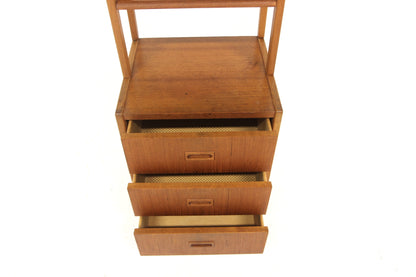 Libreria Bertil Fridhagen design svedese vintage anni 60 [sw28117] misure L.45 H.162 P.40