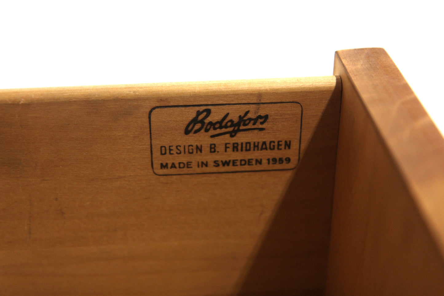 Libreria Bertil Fridhagen design svedese vintage anni 60 [sw28117] misure L.45 H.162 P.40