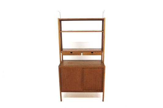 Libreria Bertil Fridhagen design svedese vintage anni 60 [sw28118] misure L.80 H.162 P.40