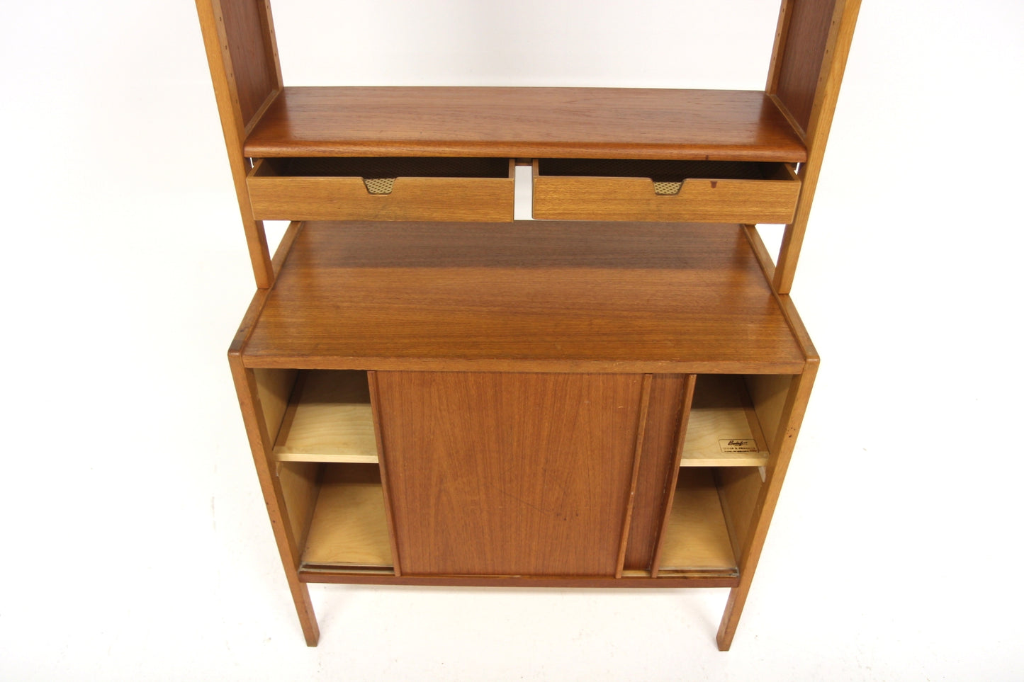 Libreria Bertil Fridhagen design svedese vintage anni 60 [sw28118] misure L.80 H.162 P.40