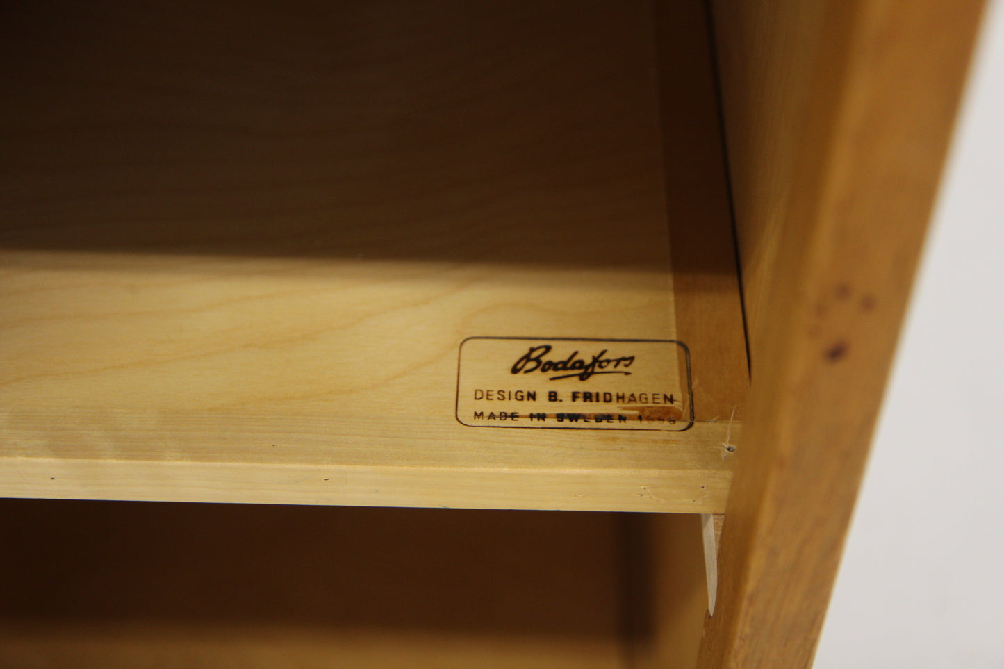 Libreria Bertil Fridhagen design svedese vintage anni 60 [sw28118] misure L.80 H.162 P.40