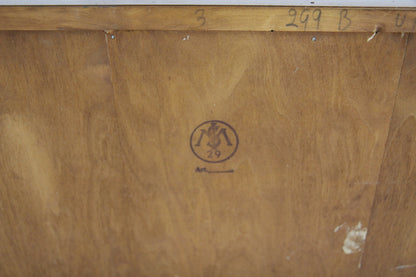 Libreria design svedese vintage anni 40 [sw28132] misure L.100 H.181 P.38