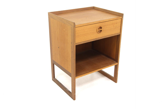 Comodino "Notte" Arne Wahl Iversen design svedese vintage anni 60 [sw28133] misure L.45 H.60 P.36