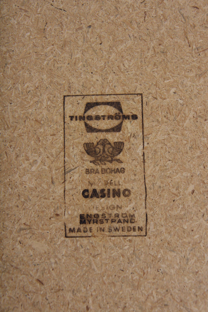 Panca "Casino" Engström & Myrstrand design danese vintage anni 60 [sw28138] misure L.100 H.59 P.46