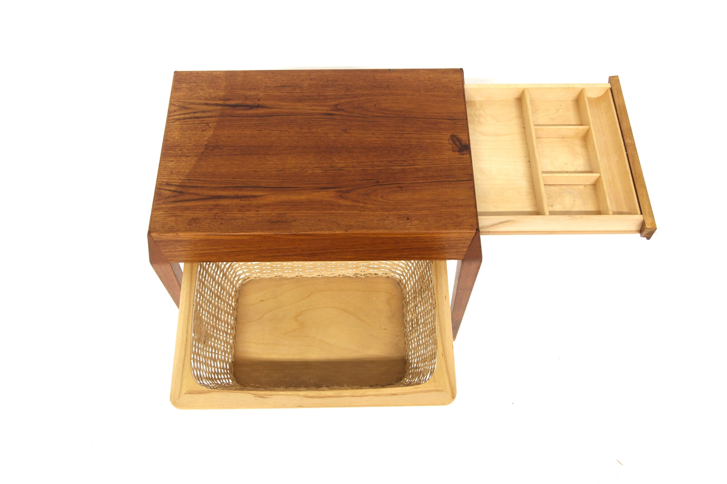 Porta lana "Carina" Werner Fredriksen design svedese vintage anni 60 [sw28139] misure L.60 H.50 P.40