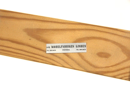 Tavolo quadrato design danese vintage anni 50 [sw28140] misure L.100 +45 +45 H.73 P.100